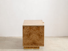 1970s Roche Bobois Burl Sideboard by Jean-Claude Mahey