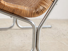 1970s Gebroeders Jonkers Rattan Lounge Chair