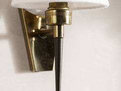 French Brass Neo Classical Wall Light