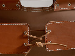 Tito Agnoli Cane & Leather Sling Armchair