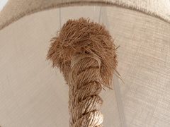 1970s Sculptural Rope Floor Lamp