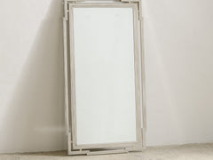 1970s Large Italian Chrome Wall Mirror in the Manner of Romeo Rega