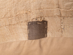 Square Cushion in Vintage African Kuba Fabric