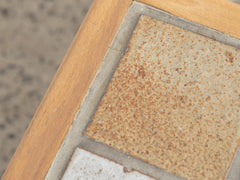 1980s Maison Regain Tiled Coffee Table