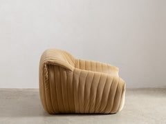 Sandra Armchair by Annie Hieronimus for Cinna, 1977 in Burnt Butter