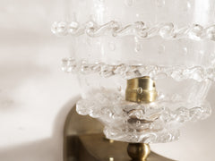 Barovier and Toso Bullicante Glass Wall Light