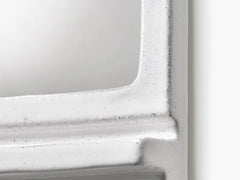 White Rosie Square Mirror