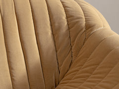 Sandra Sofa by Annie Hieronimus for Cinna, 1977 in Burnt Butter