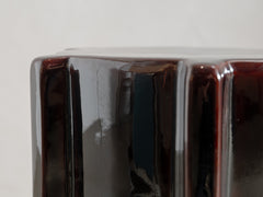 Geometrical Pawn Side Table - Dark Brown