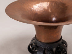 1930s Art Deco Sculptural Copper Bowl