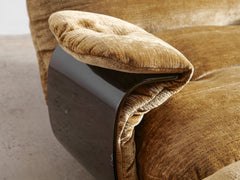 1970s Ligne Roset Lounge & Ottoman