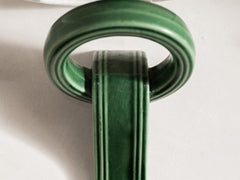 Circular Green Ceramic Wall Light