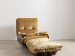 1970s Ligne Roset Lounge & Ottoman