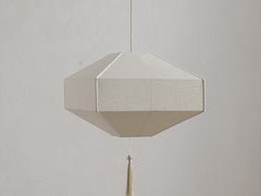 Ming Pendant Cube in Raw Silk