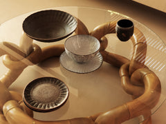 Side Plate - Feather & Stone