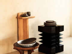 Side Plate - Feather & Stone