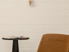 Mid Century French Brass Wall Light, Twin Arm