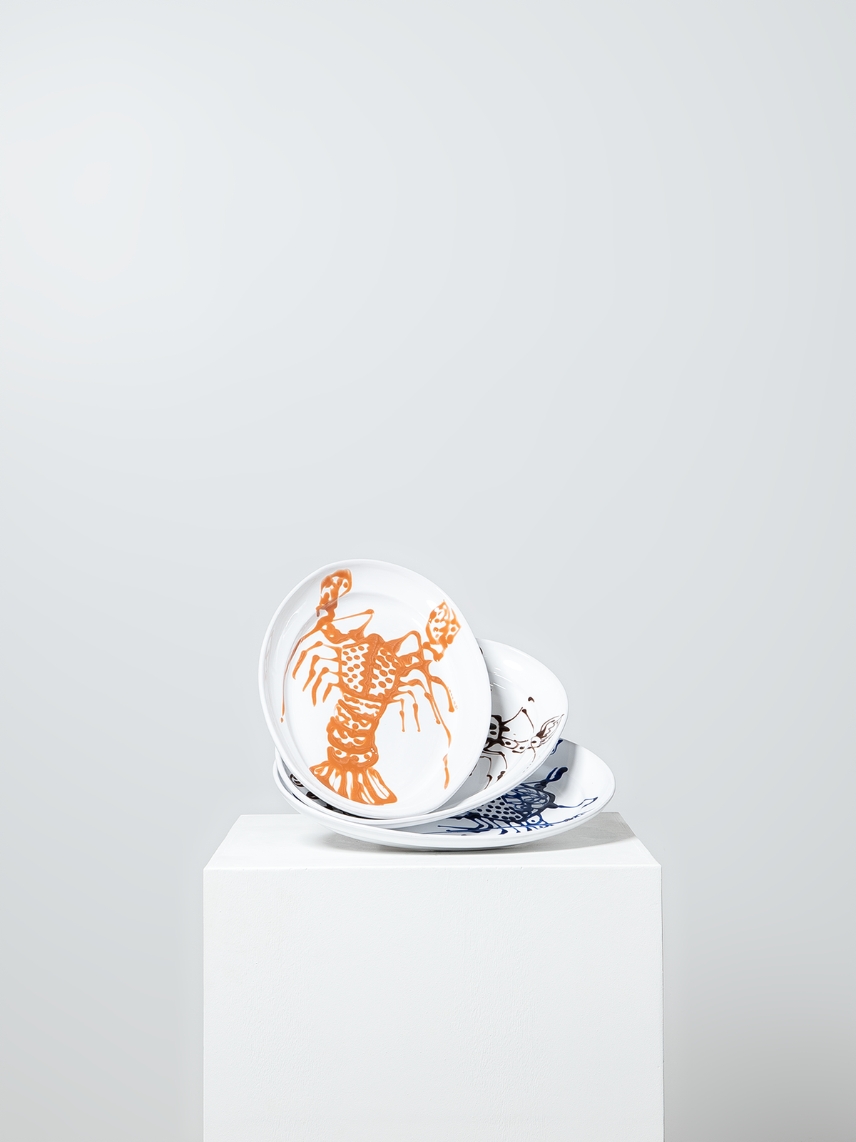 Italian Coral Aragosta Dish