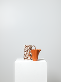 Italian Beaded Pitcher in Umber