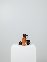 Italian Beaded Mug in Umber