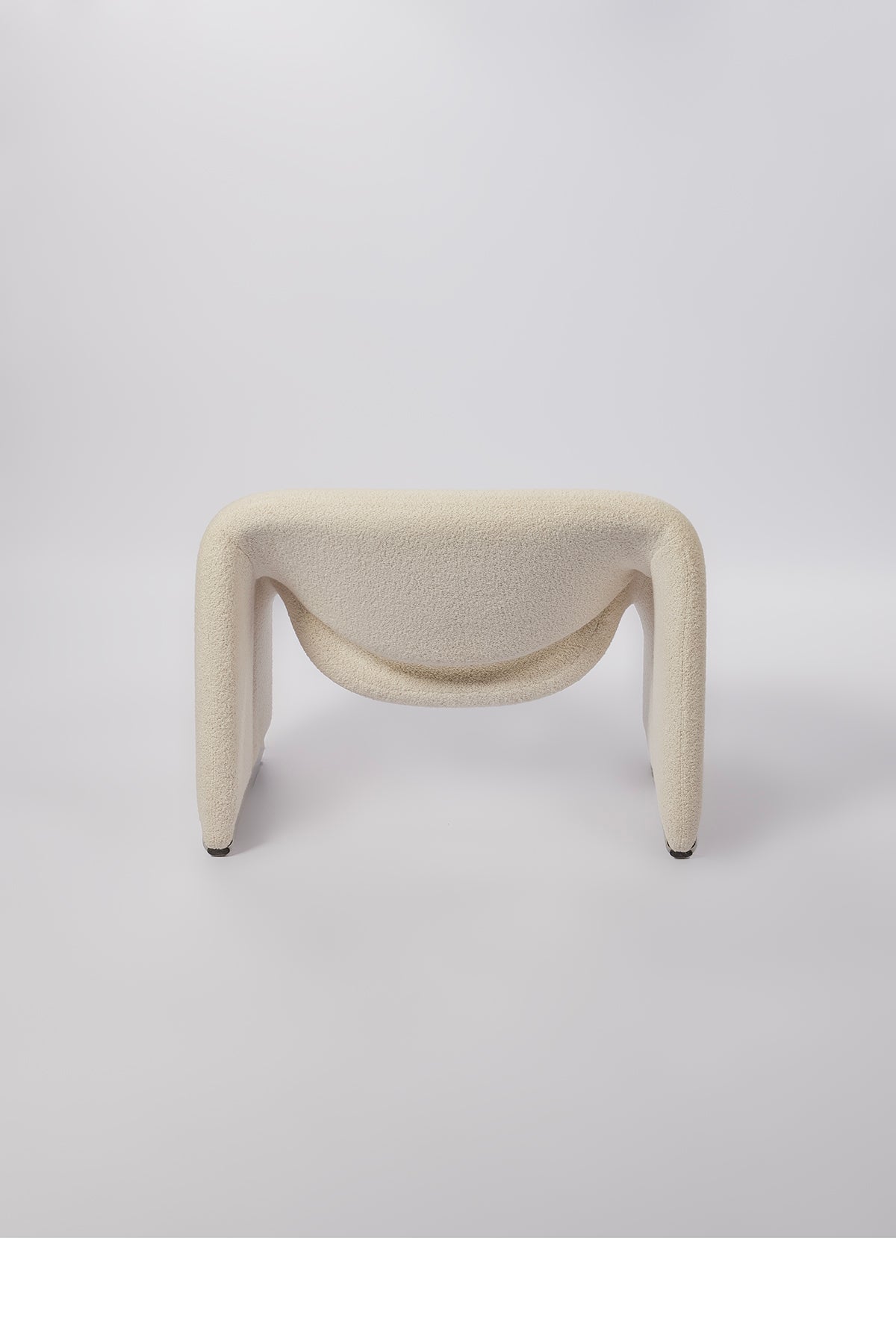 Pierre Paulin Groovy Chair with Boucle Upholstery