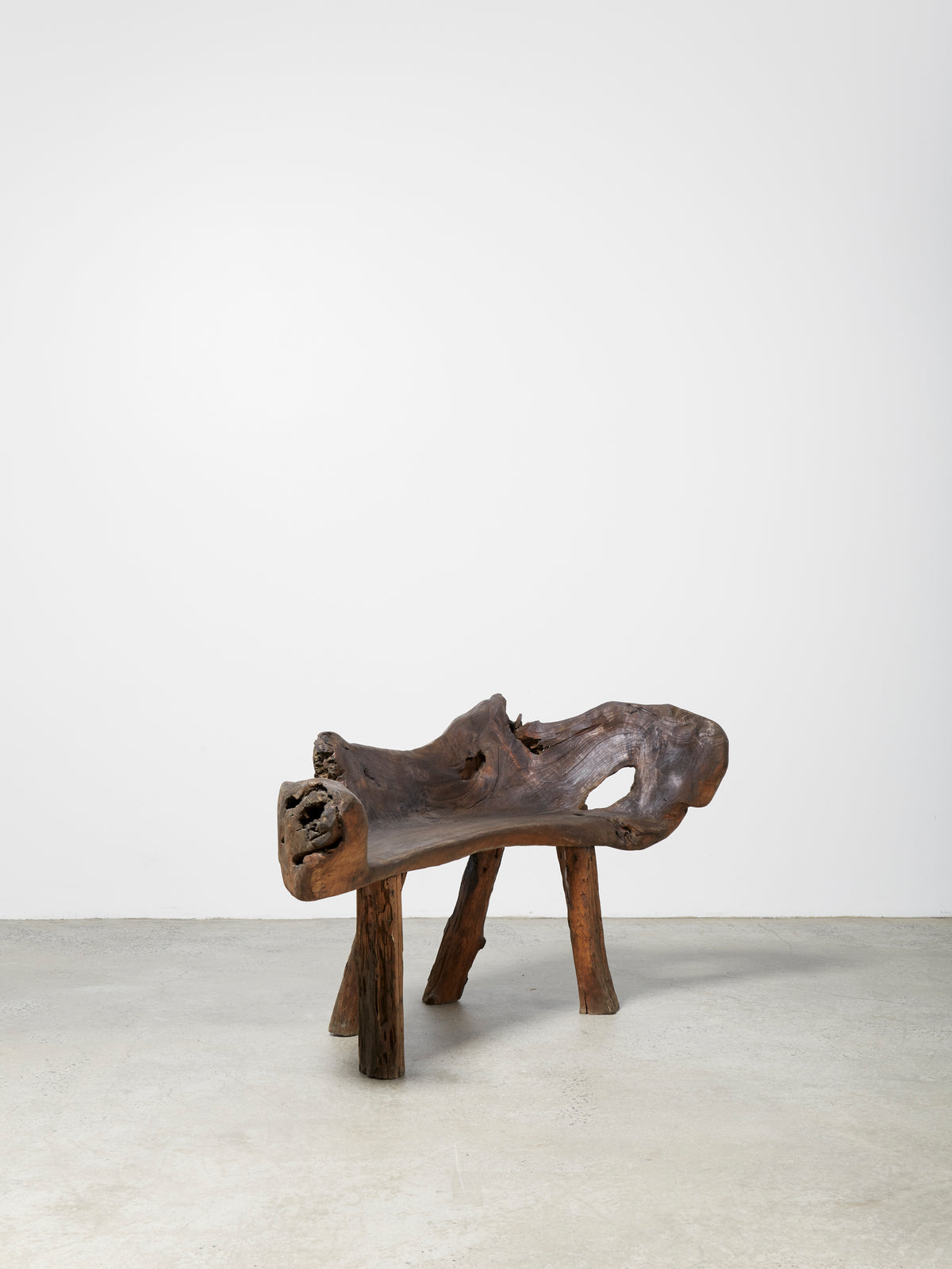 Brutalist Olive Tree Bench