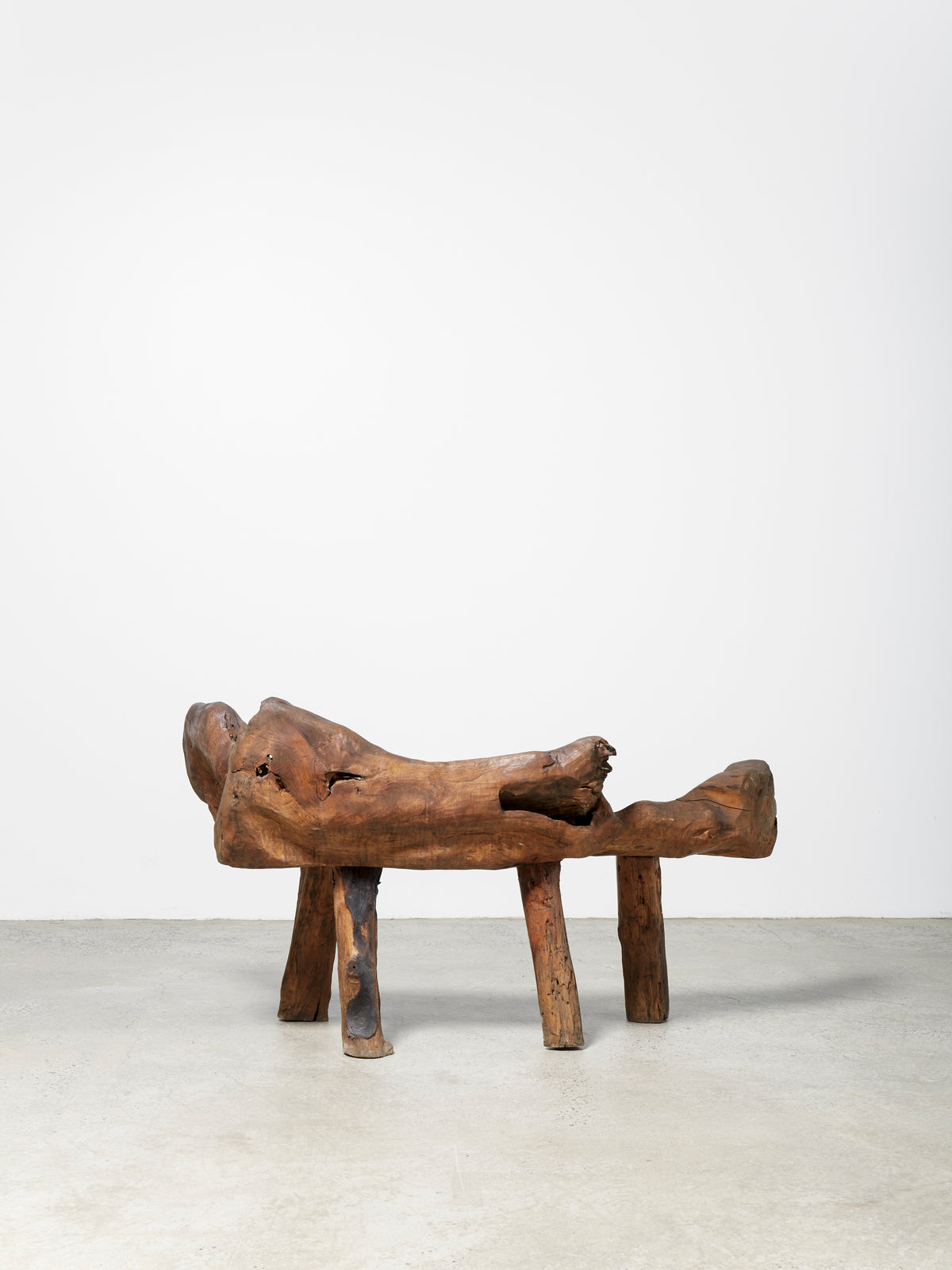 Brutalist Olive Tree Bench