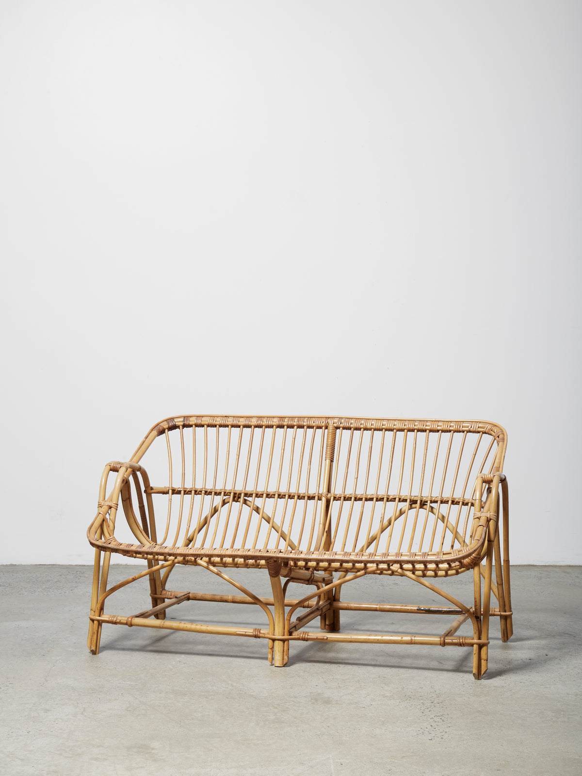 Rattan Bench