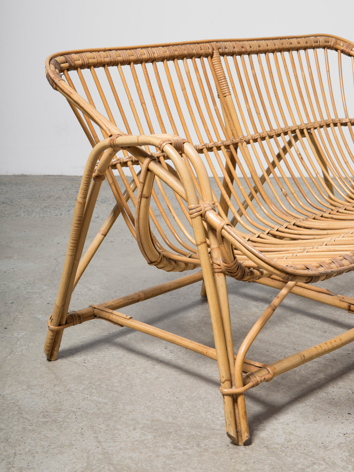 Rattan Bench