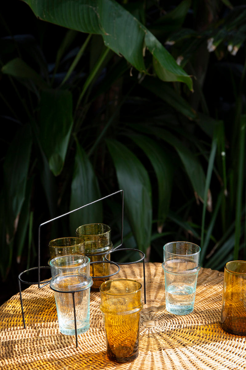 Beldi Glass - Traditional Amber