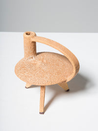 Bouteille-Sculpture in Apricot Glaze