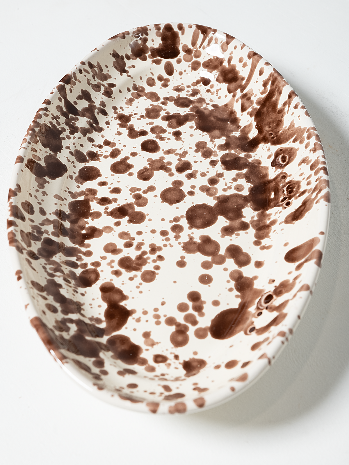 Italian Chocolate Oval Dish - S