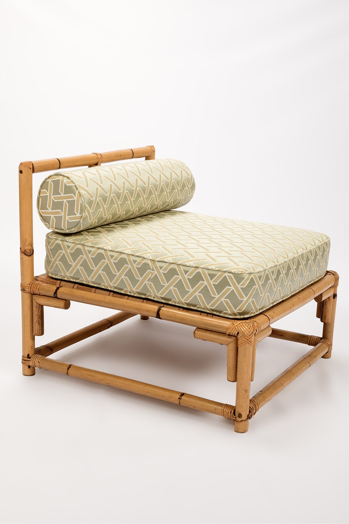 1950s Bamboo Easy Chair (2 Available)