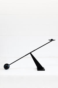 Interconnect Black Candle Holder by MENU