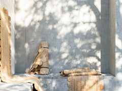 Scalloped Jute - Natural