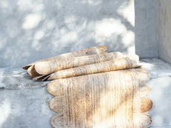 Scalloped Jute - Natural