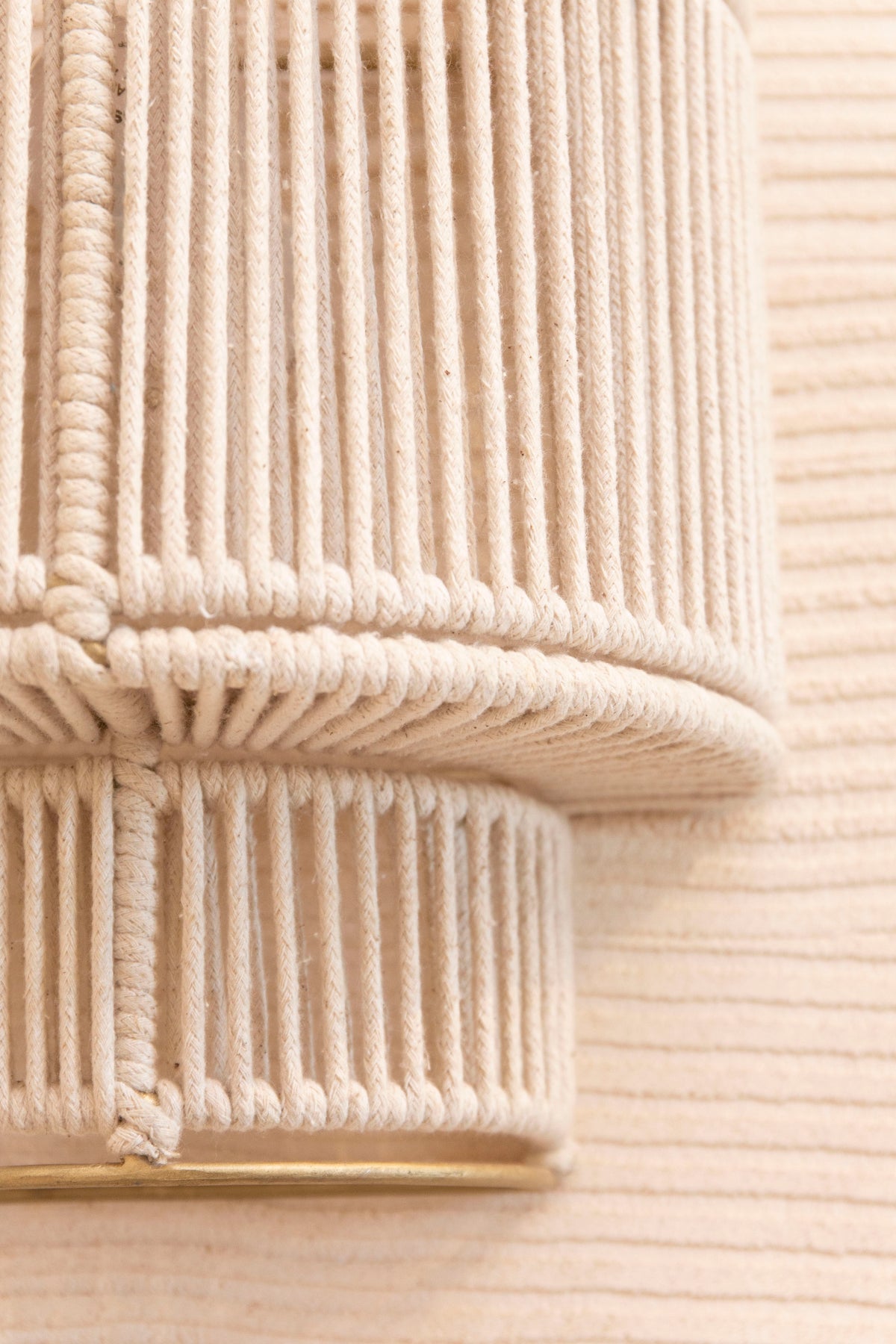 Rope Wall Sconce - Small