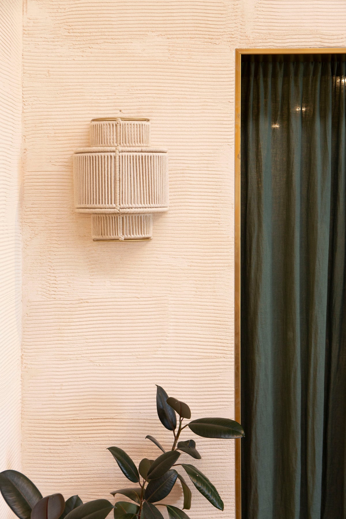 Rope Wall Sconce - Small