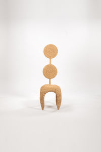 Sculptural Braided Rush Chair