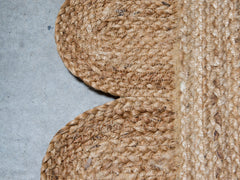 Scalloped Jute - Natural