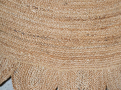 Scalloped Jute - Round