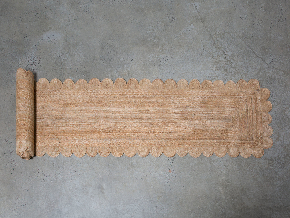Scalloped Jute - Natural
