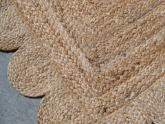 Scalloped Jute - Natural