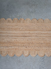 Scalloped Jute - Natural