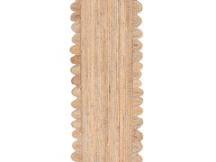 Scalloped Jute - Natural