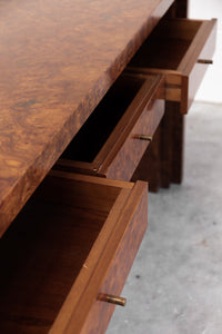 1970s Italian Burl Console