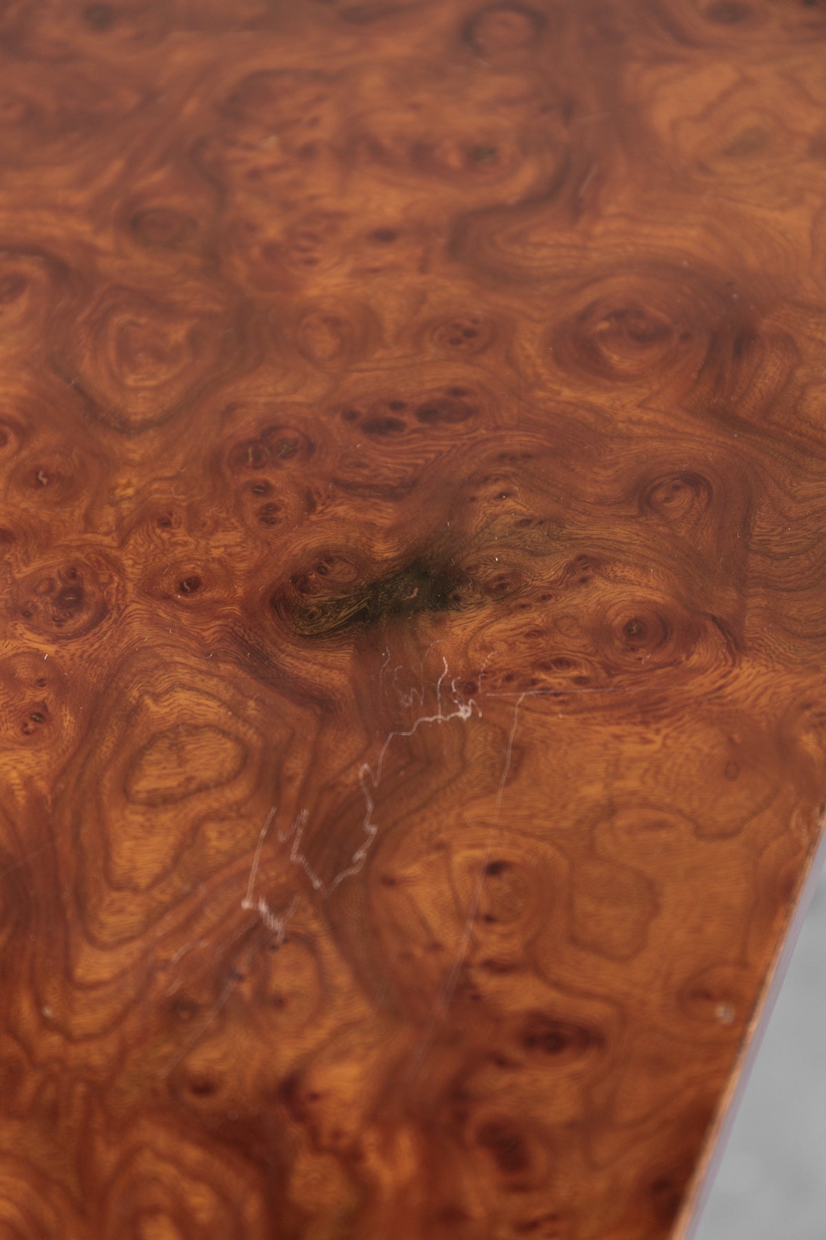 1970s Italian Burl Console