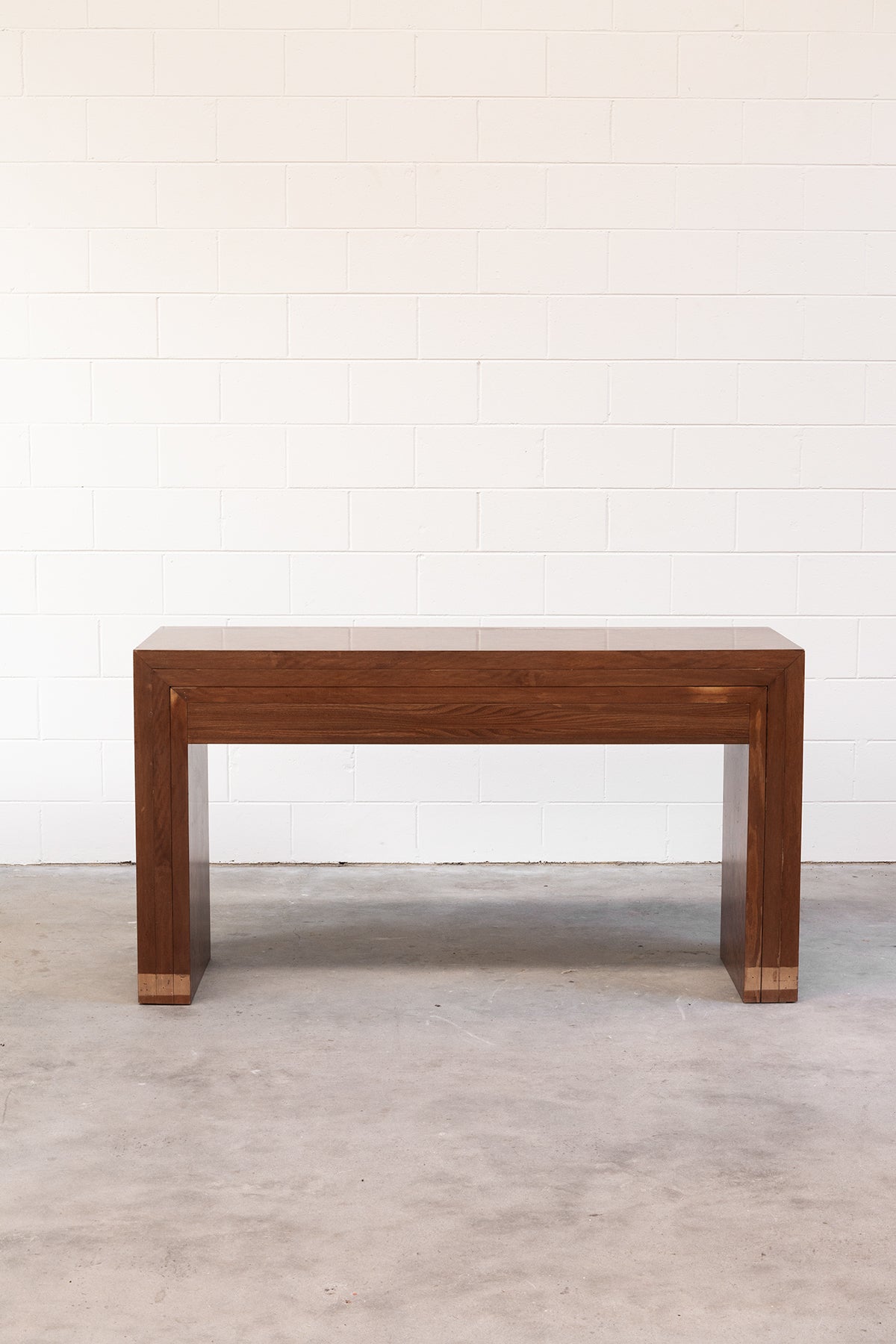 1970s Italian Burl Console