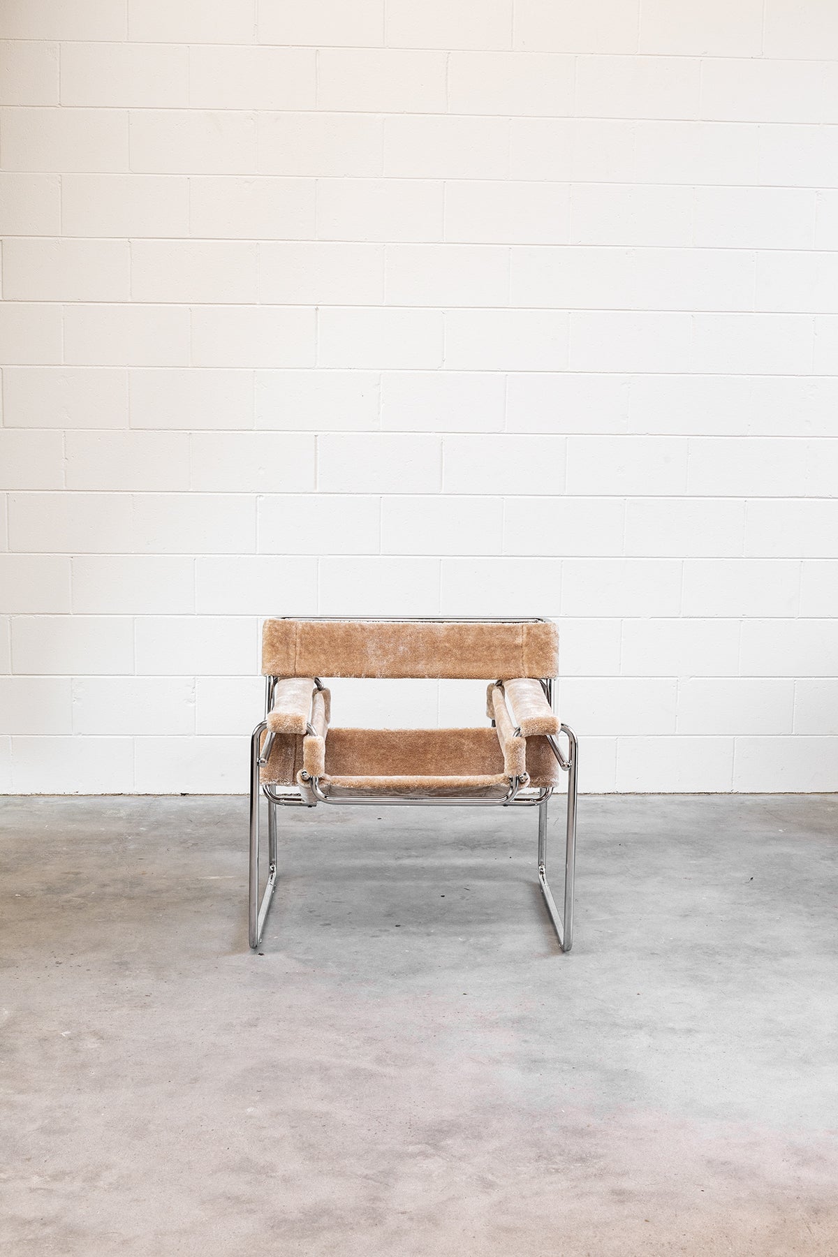 Wassily Chair in Velvet Upholstery