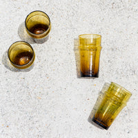 Beldi Glass - Traditional Amber